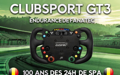 Fanatec und die 24h von Spa: Entdecken Sie das ClubSport GT3 Endurance Rad in limitierter Auflage