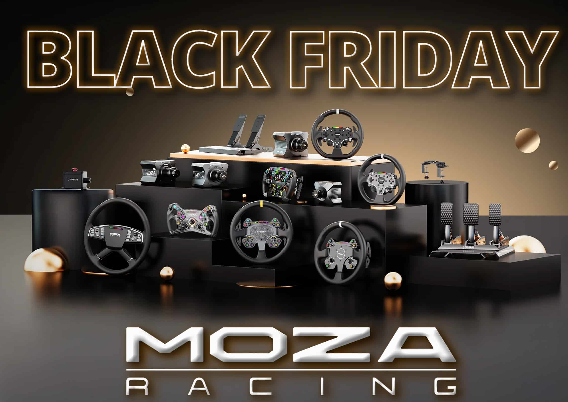 Black Friday Moza racing 2025 toutes les offres sim racing