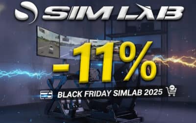 Black Friday Simlab 2025: -11% auf den gesamten Katalog (Rahmen, Lenkräder, Pedale)